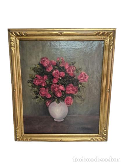 Arte: Bodeg&oacute;n - &Oacute;leo sobre Tela - Firma Celina