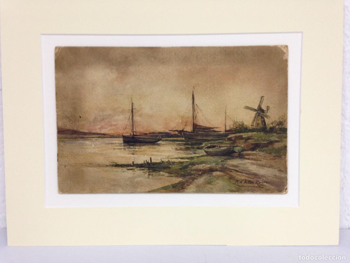 Art: &rdquo;ROBERT WILLIAM ARTHUR ROUSE &rdquo;&rdquo;EMBARCADERO CON MOLINO&rdquo;&rdquo;&rdquo;