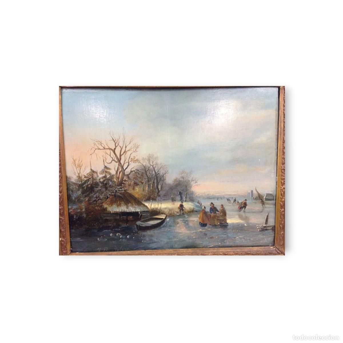 Art: &rdquo;PETRUS VAN VELZEN &rdquo;&rdquo;PAISAJE INVERNAL&rdquo;&rdquo;&rdquo;