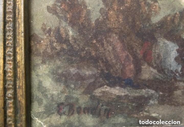 Arte: &rdquo;FIRMADO E.BOUDIN &rdquo;&rdquo;PAISAJE&rdquo;&rdquo;&rdquo; - Foto 8