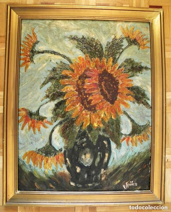 Art: &rdquo;FIRMADO VACLAV SPALA &rdquo;&rdquo;GIRASOLES&rdquo;&rdquo;&rdquo;