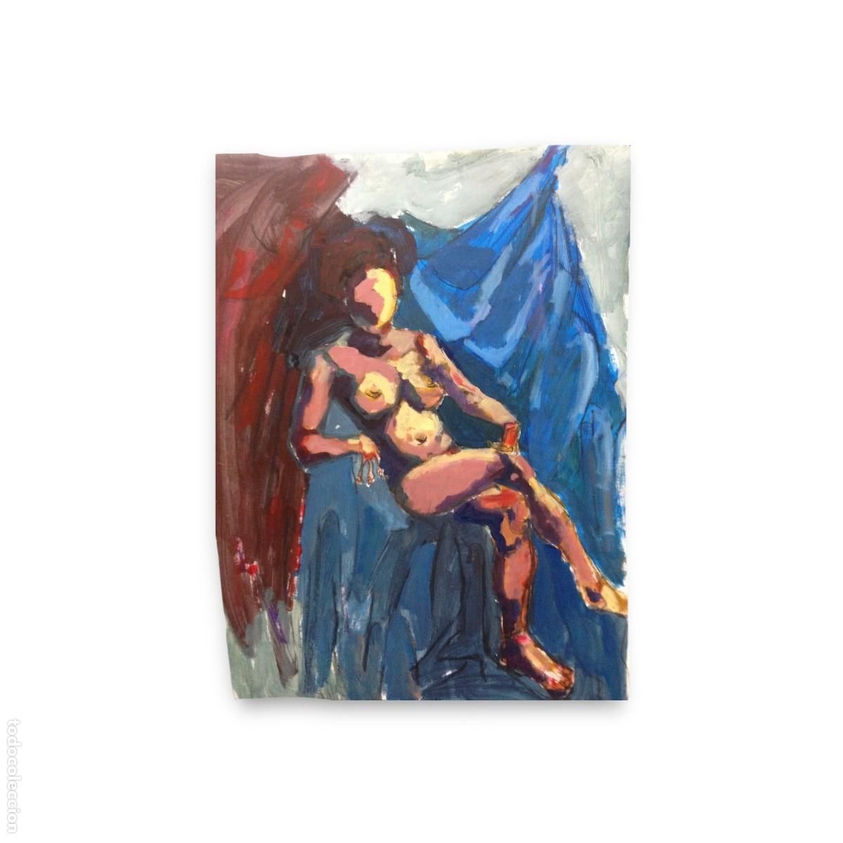 Kunst: DESNUDO EXPRESIONISTA FEMENINO.