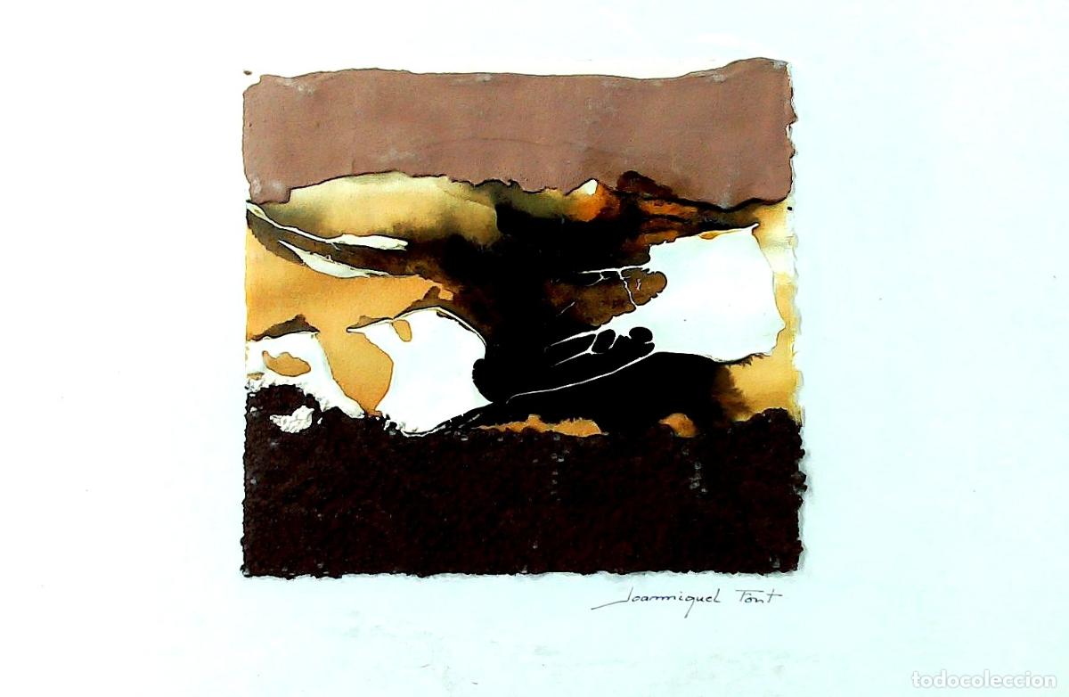 Arte: Joan Miguel Font - Ra&iacute;z en la oscuridad - 21x20 - Tecnica Mixta