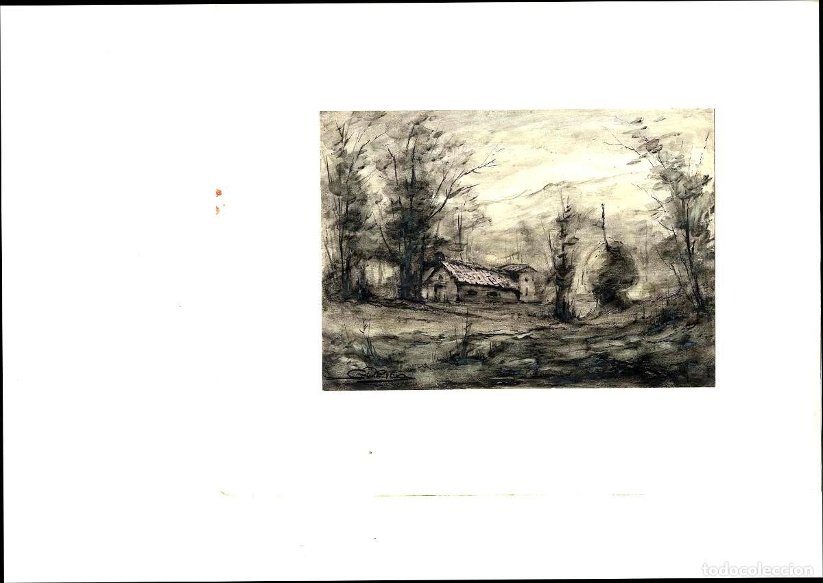 Art: Garrido - Casa en el bosque - 27x22 - Dibujo