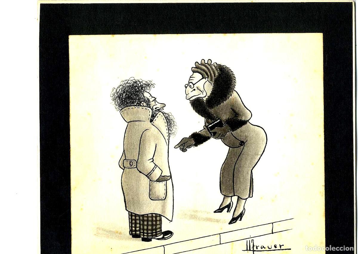 Art: Ulises Traver - Encuentro invernal urbano - 22x15 - Dibujo