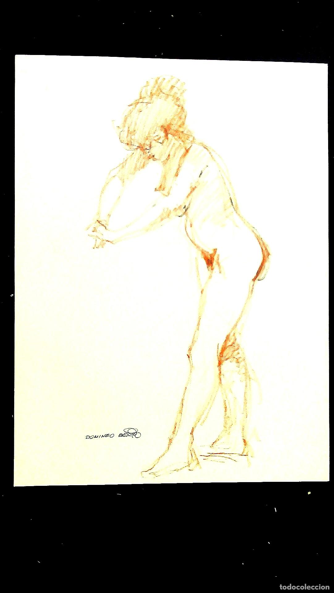 Art: Domingo Benito - Figura humana desnuda - 40x30 - Dibujo