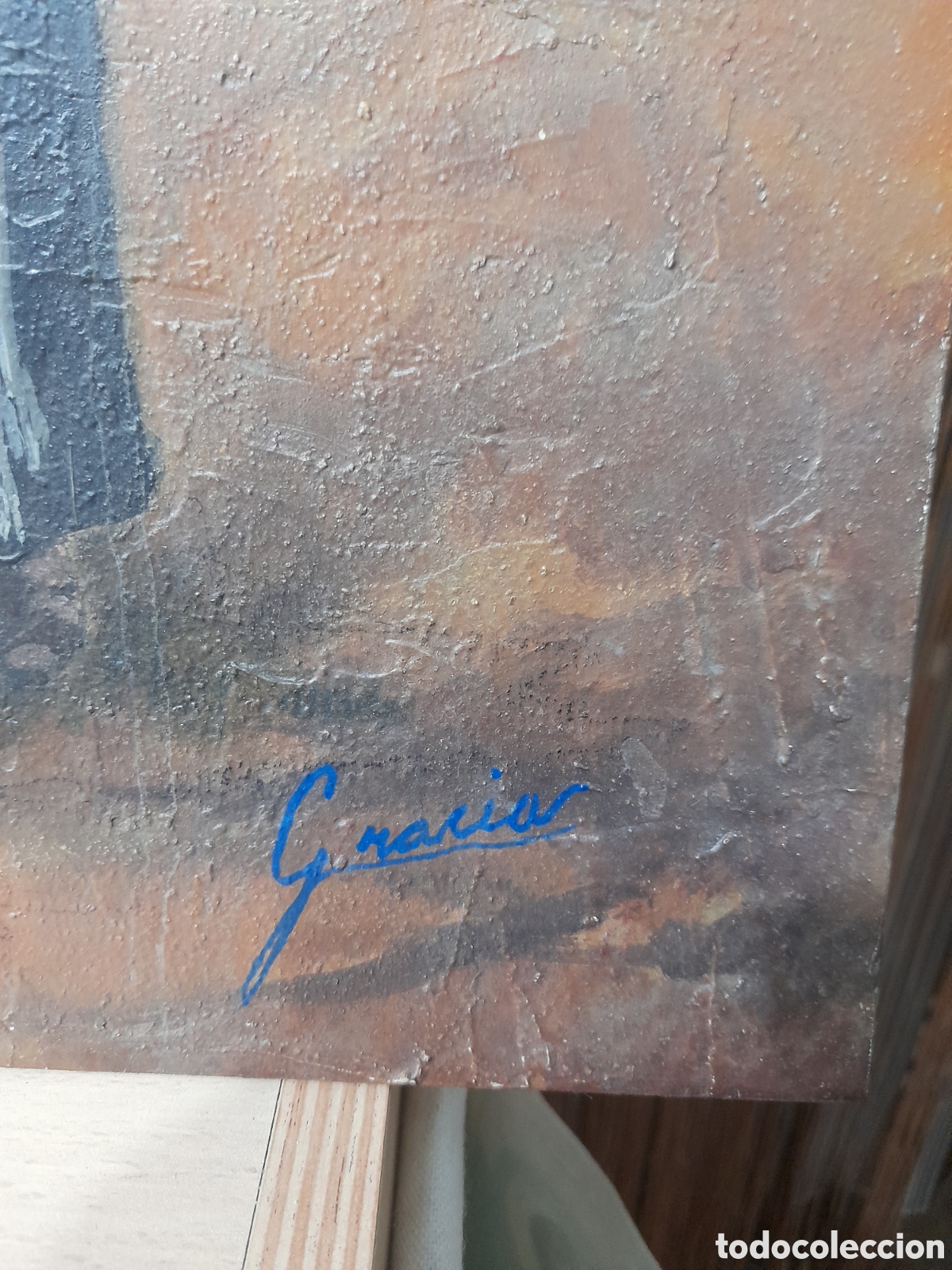 Arte: &Oacute;leo sobre tablerillo Carmelo Gracia - Foto 2