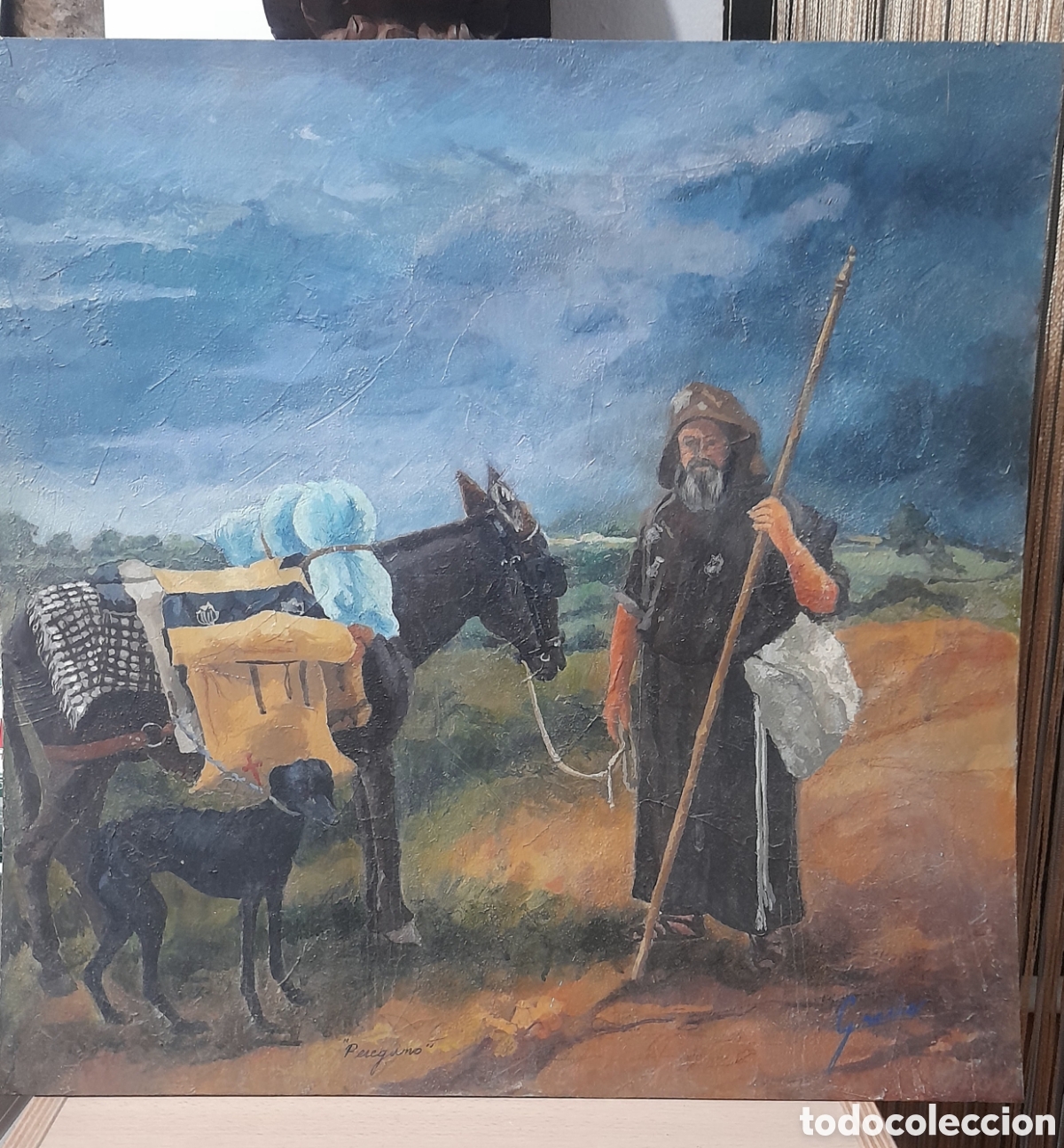 Arte: &Oacute;leo sobre tablerillo Carmelo Gracia - Foto 1