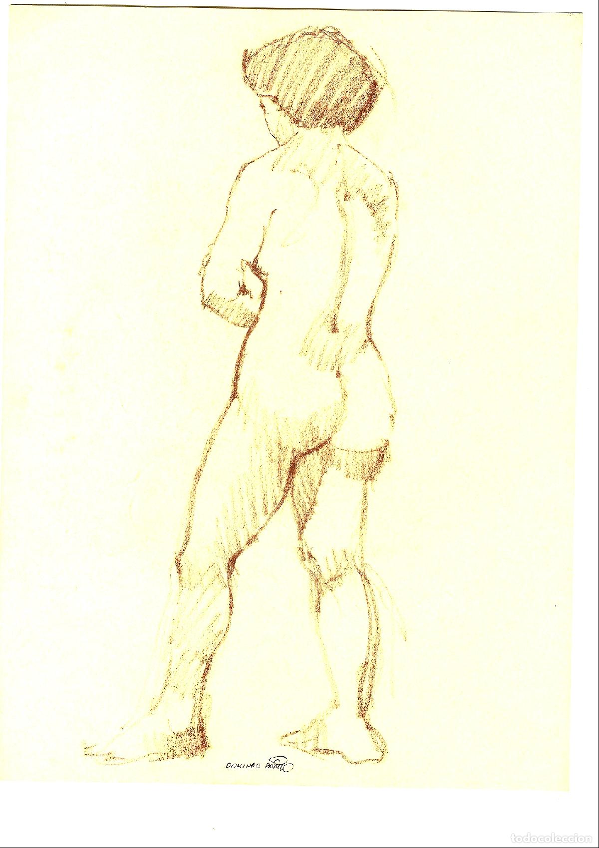 Art: Domingo Benito - Figura humana desnuda - 40x30 - Dibujo