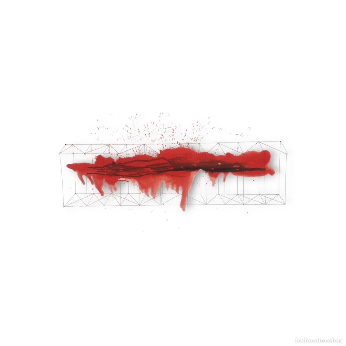 Art: FIGURA ABSTRACTA MANCHA ROJA