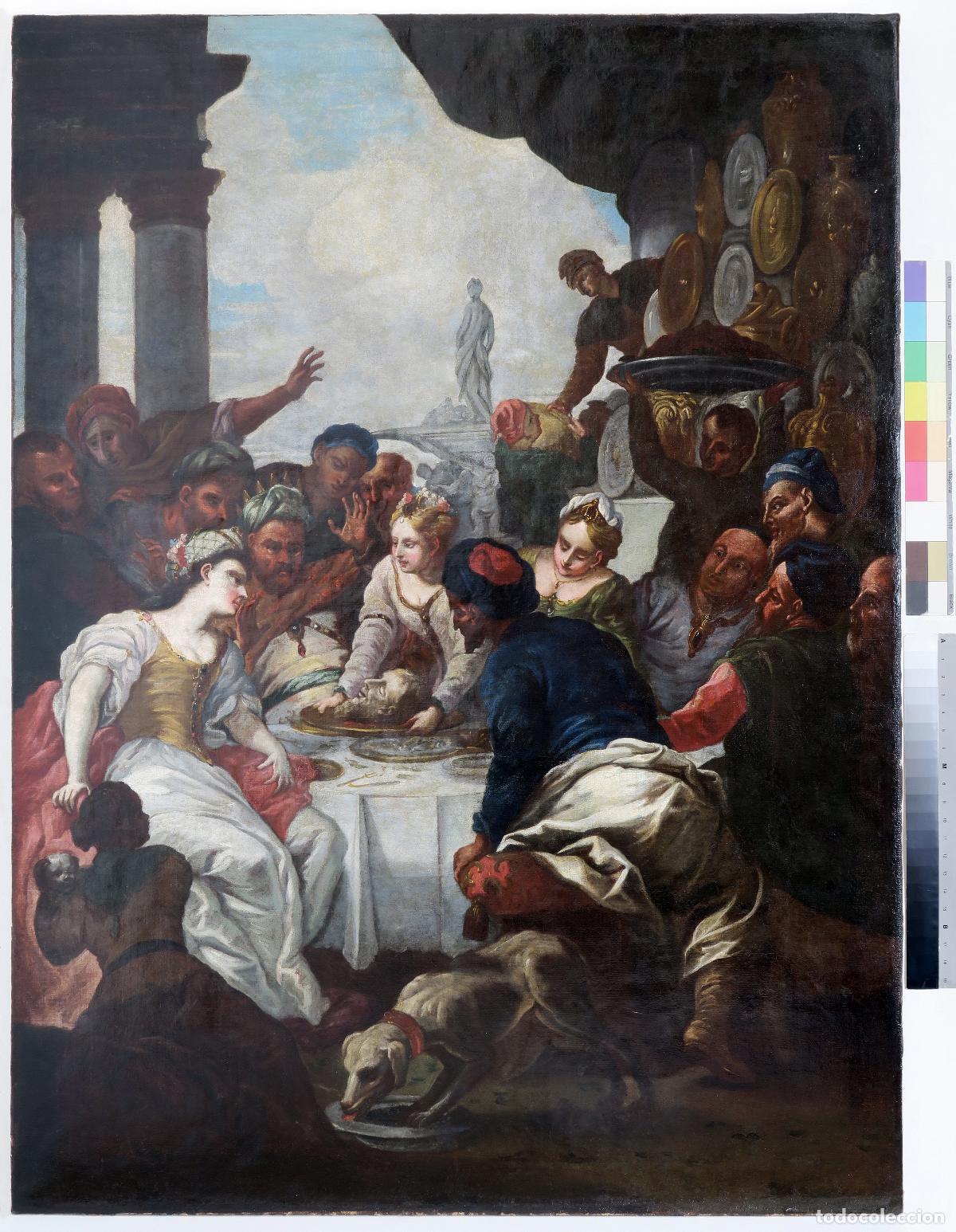 Arte: PIETRO DANDINI (1646-1712) - LA CENA DE HERODES - JUDITH Y HOLOFERNES