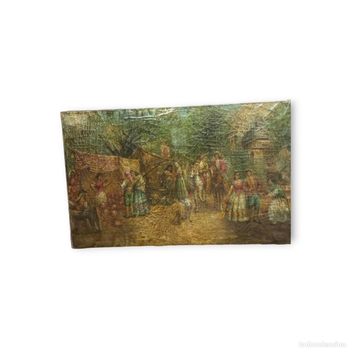 Arte: &rdquo;ANONIMO &rdquo;&rdquo;ESCENA DE FERIA&rdquo;&rdquo;&rdquo; - Foto 1