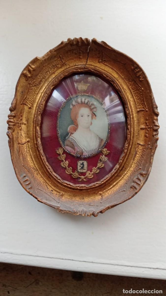 Arte: MINIATURA DE PRINCESA ITALIANA FIRMADA J.B.SOYEL