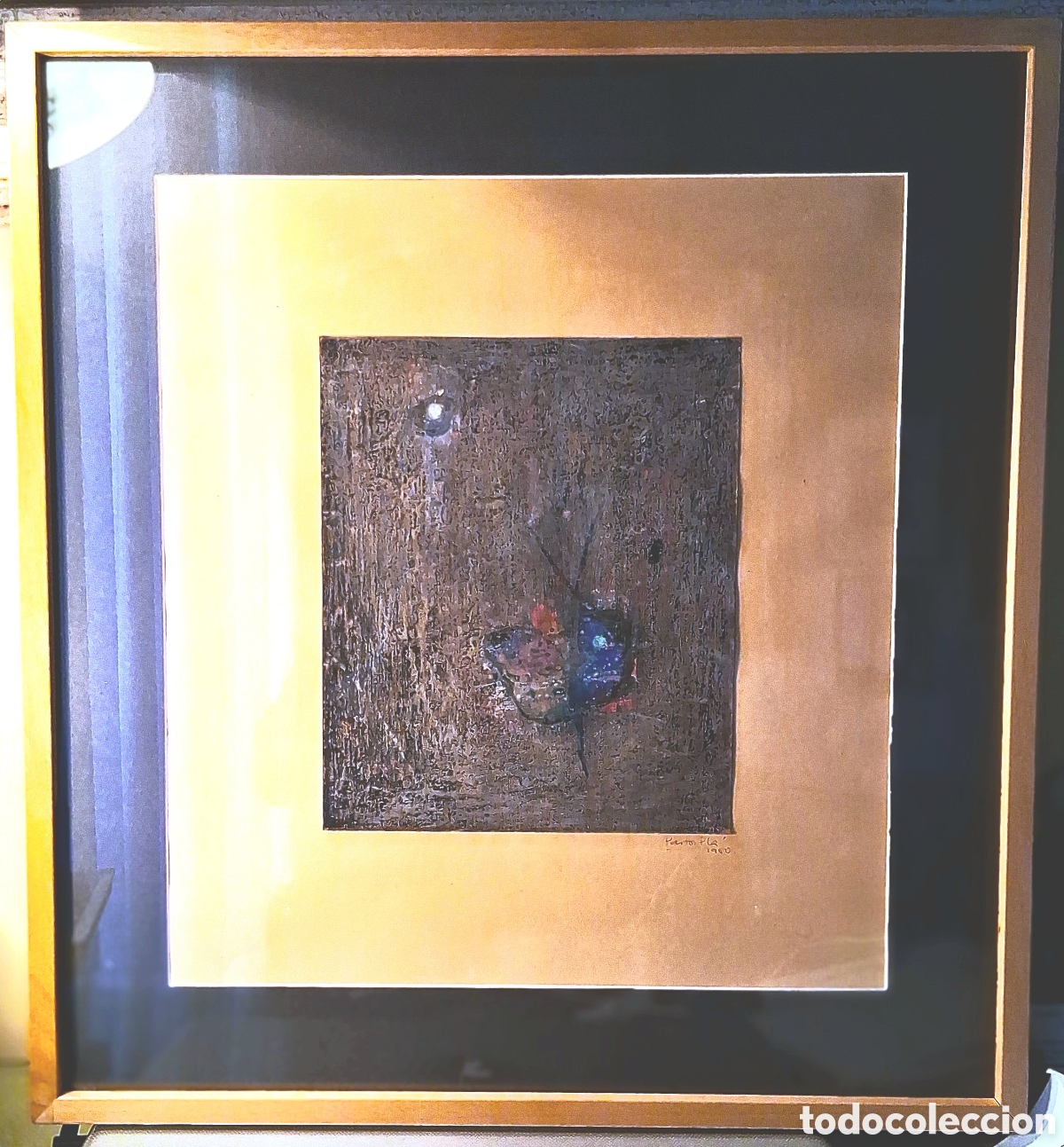 Arte: &rdquo;GRUPO PARPALL&Oacute;&rdquo; Pastor Pl&aacute;, Vicente.(&nbsp;Valencia,1932&ndash;Godella,1965) &rdquo;Sin t&iacute;tulo &rdquo; t&eacute;cnica mixta