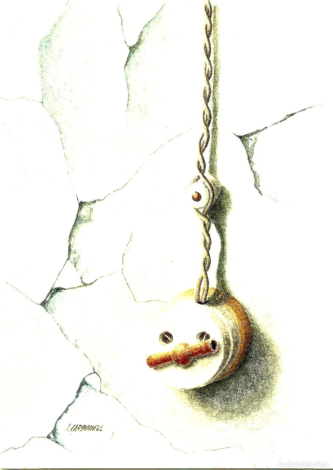 Arte: Jaume Carbonell - Caracol con Cuerda - 30x22 - Dibujo