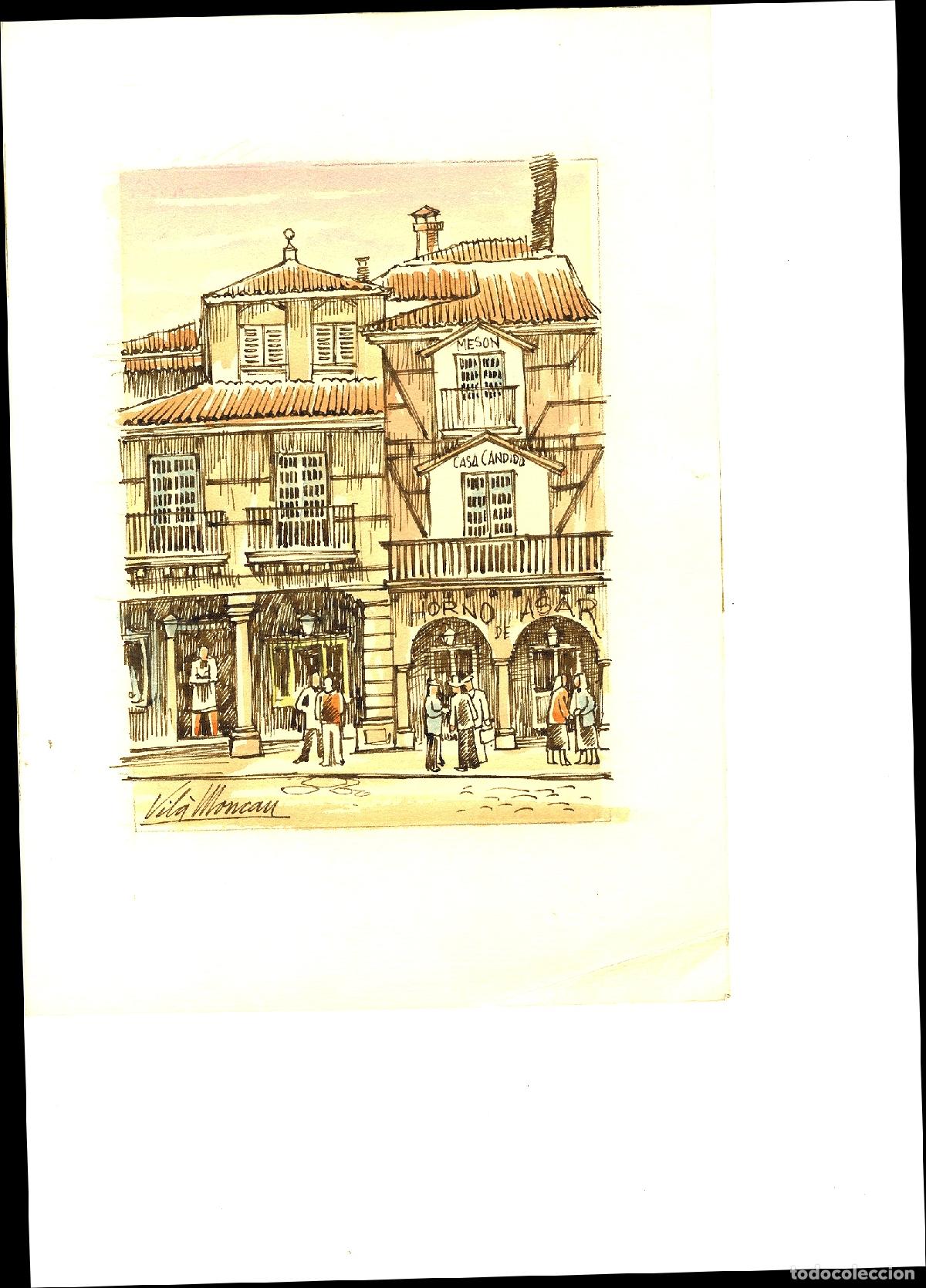 Arte: Joan Vil&agrave; Moncau - Casa de la Ciudad - 32x22 - Dibujo