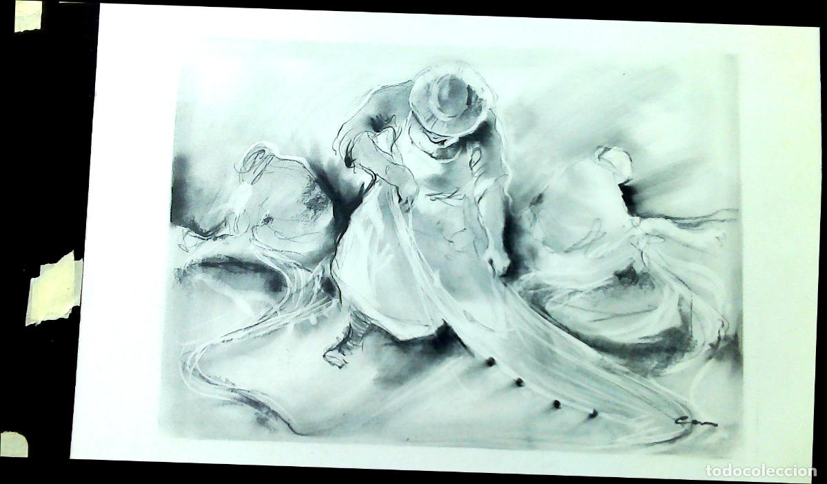 Kunst: Ilegible - Danza en movimiento - 65x50 - Dibujo