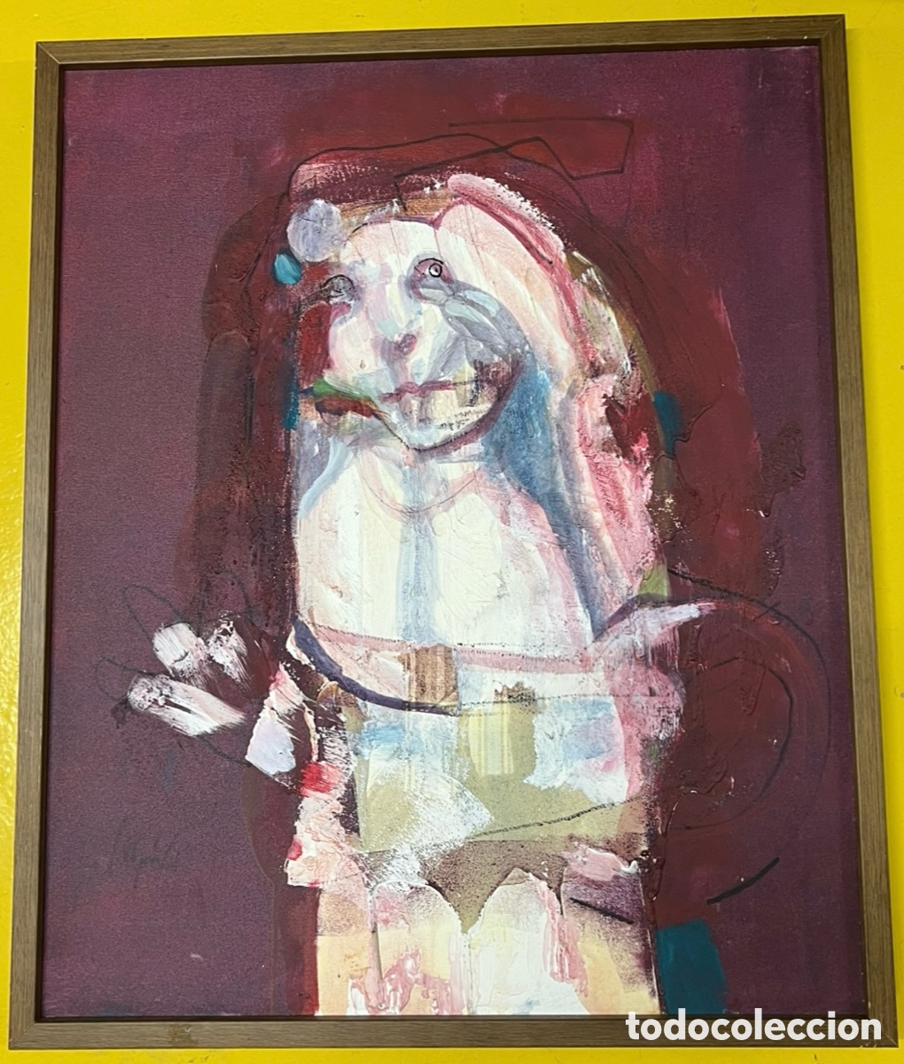 Arte: M&Eacute;NDEZ, Carlos (Buenos Aires, 1943). &ldquo;Estudio IX&rdquo;. Tecnica mixta sobre lienzo.