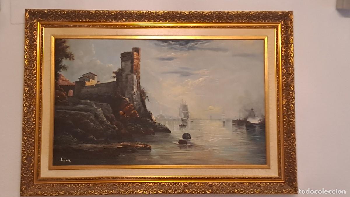 Art: OLEO del antiguo puerto de LA ROCHELLE