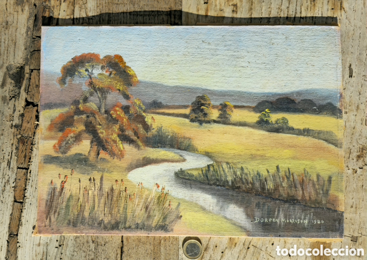 Arte: Paisaje ingl&eacute;s al oleo