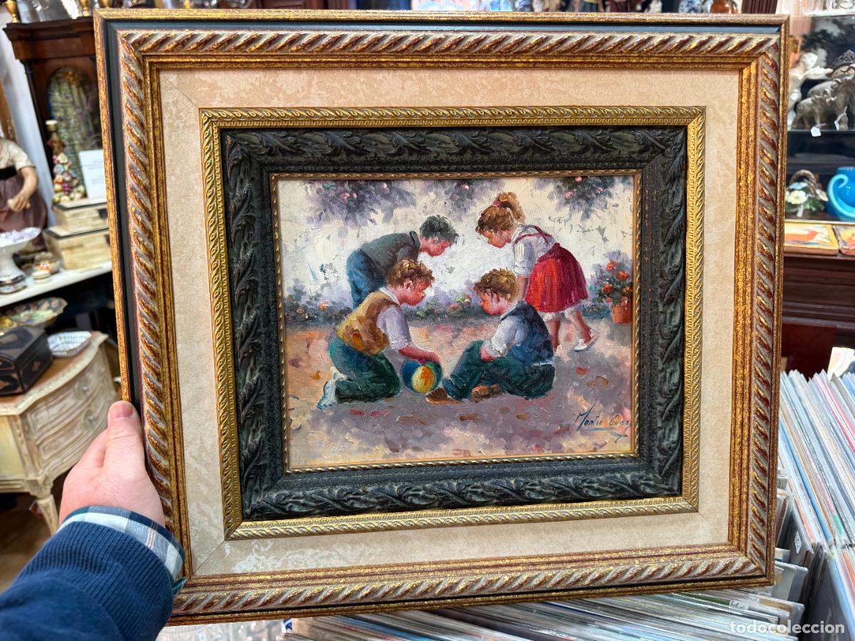 Arte: OLEO SOBRE LIENZO FIRMADO POR AUTOR - MEDIDA TOTAL 46X41 CM