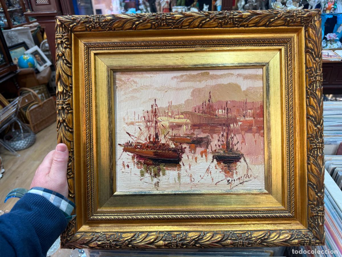 Arte: OLEO SOBRE LIENZO FIRMADO POR AUTOR - MEDIDA TOTAL 46X41 CM