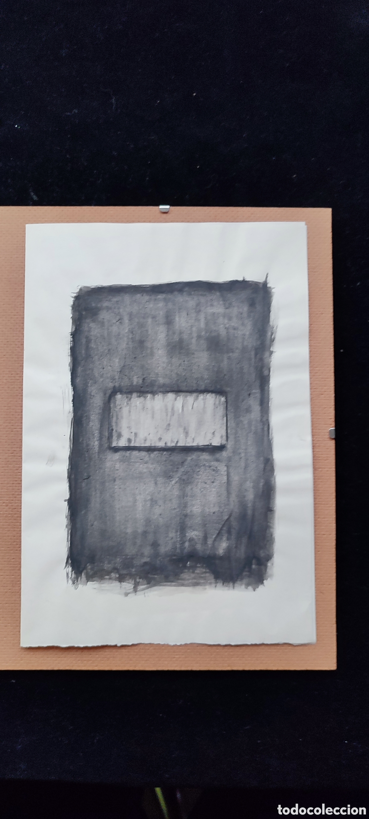 Arte: Cuadro oleo sobre papel sin titulo