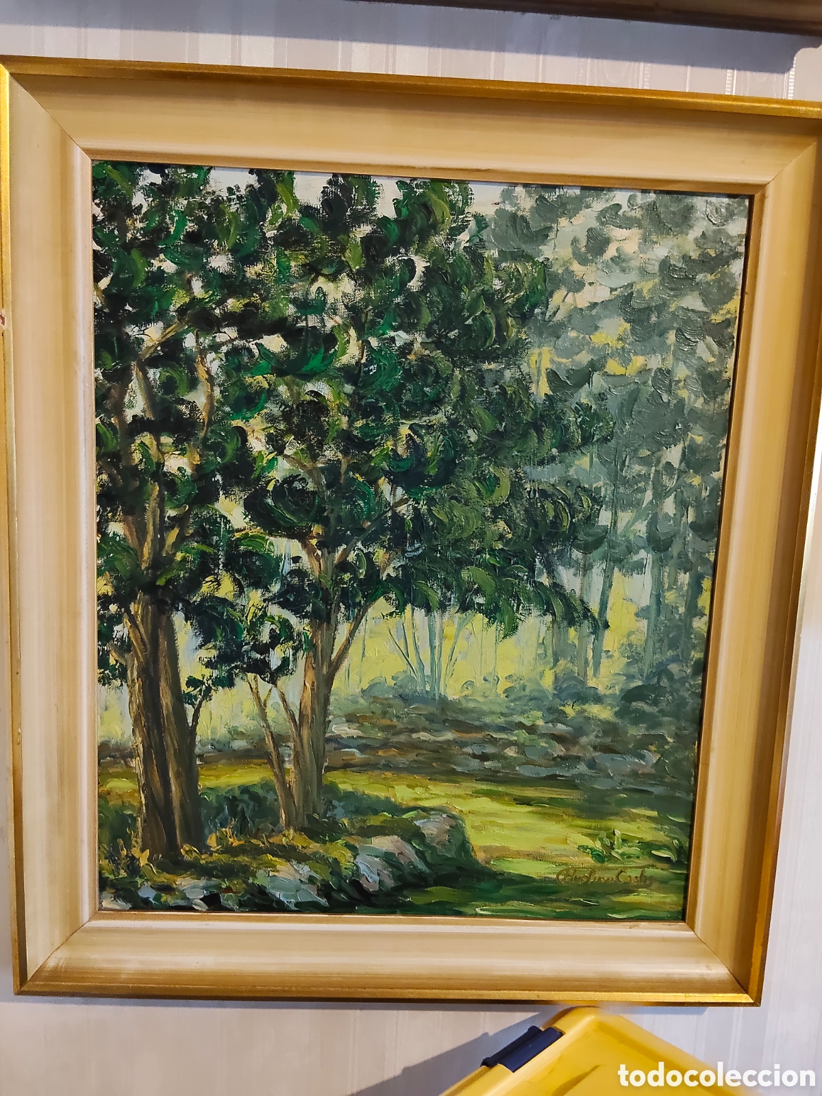 Arte: &Oacute;leo sobre lienzo Avelino Castro 45x56