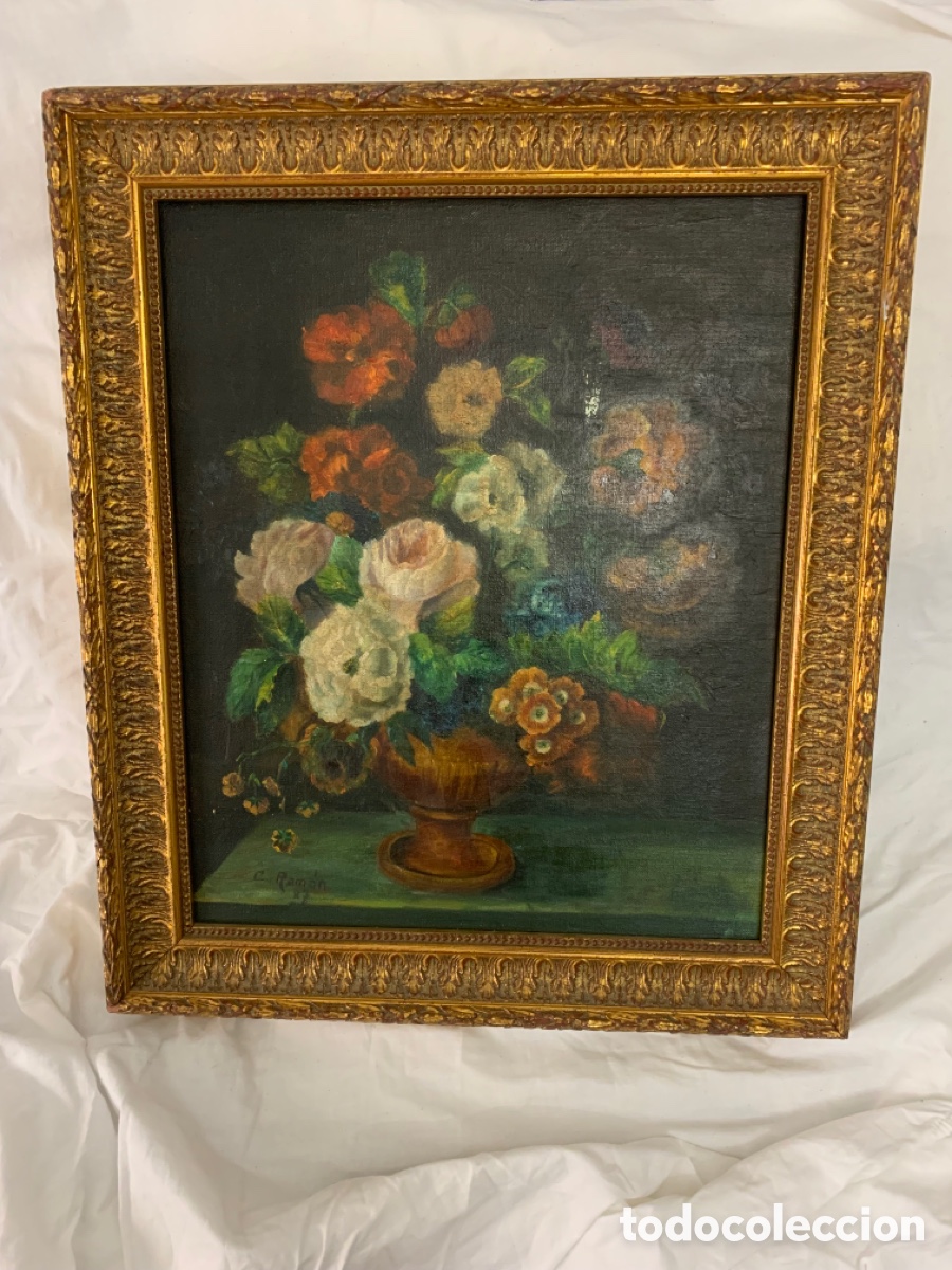 Arte: &Oacute;leo sobre lienzo Firmado