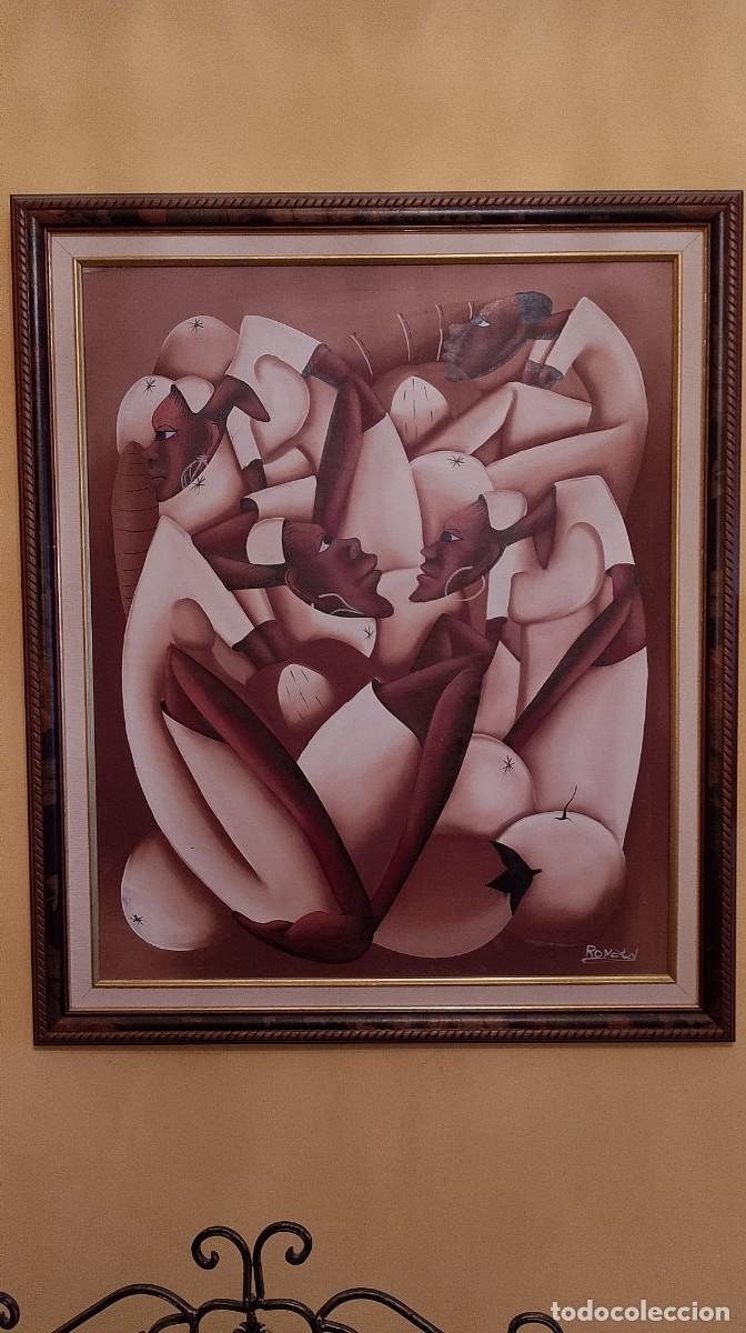 Arte: PINTURA NAIF REP&Uacute;BLICA DOMINICANA O HAIT&Iacute; - Firmado Ronal