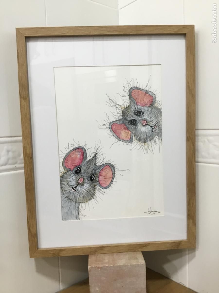 Arte: Jugando. Acr&iacute;lico y tintes sobre madera y papel antiguo.