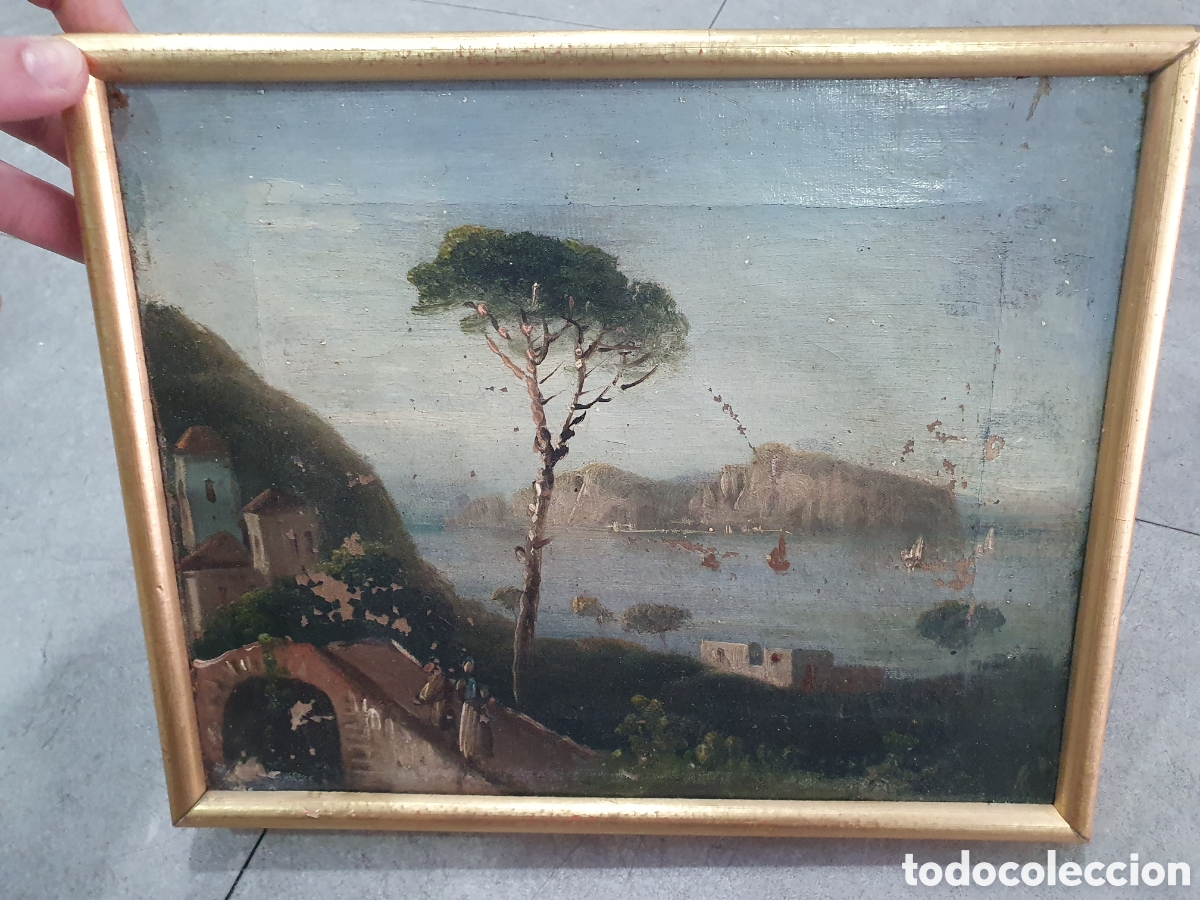 Art: SALIDA 0.01&euro;. Oleo sobre lienzo s. XIX. Paisaje.