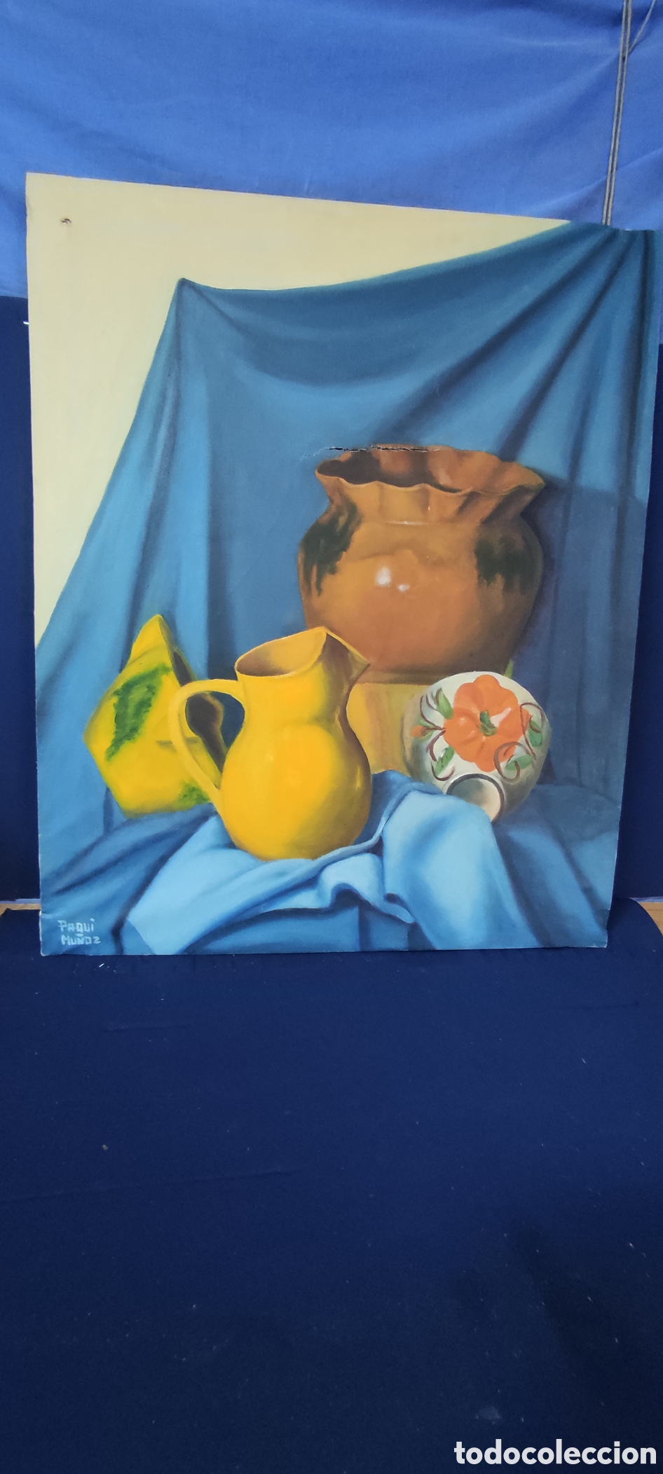 Arte: Cuadro oleo firma de la autora