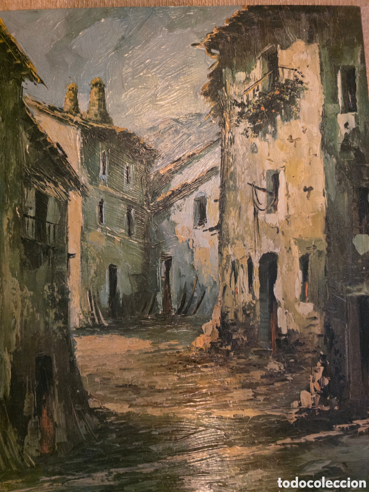 Art: PINTURA ...CALLE O PUEBLO..LEER