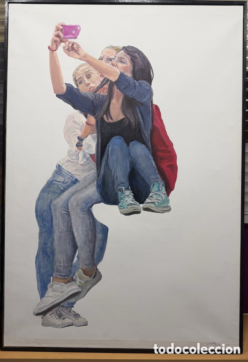 Art: &Oacute;leo original sobre lienzo &ldquo;The Selfie&rdquo; (2016) &ndash; Jes&uacute;s Manuel Moreno