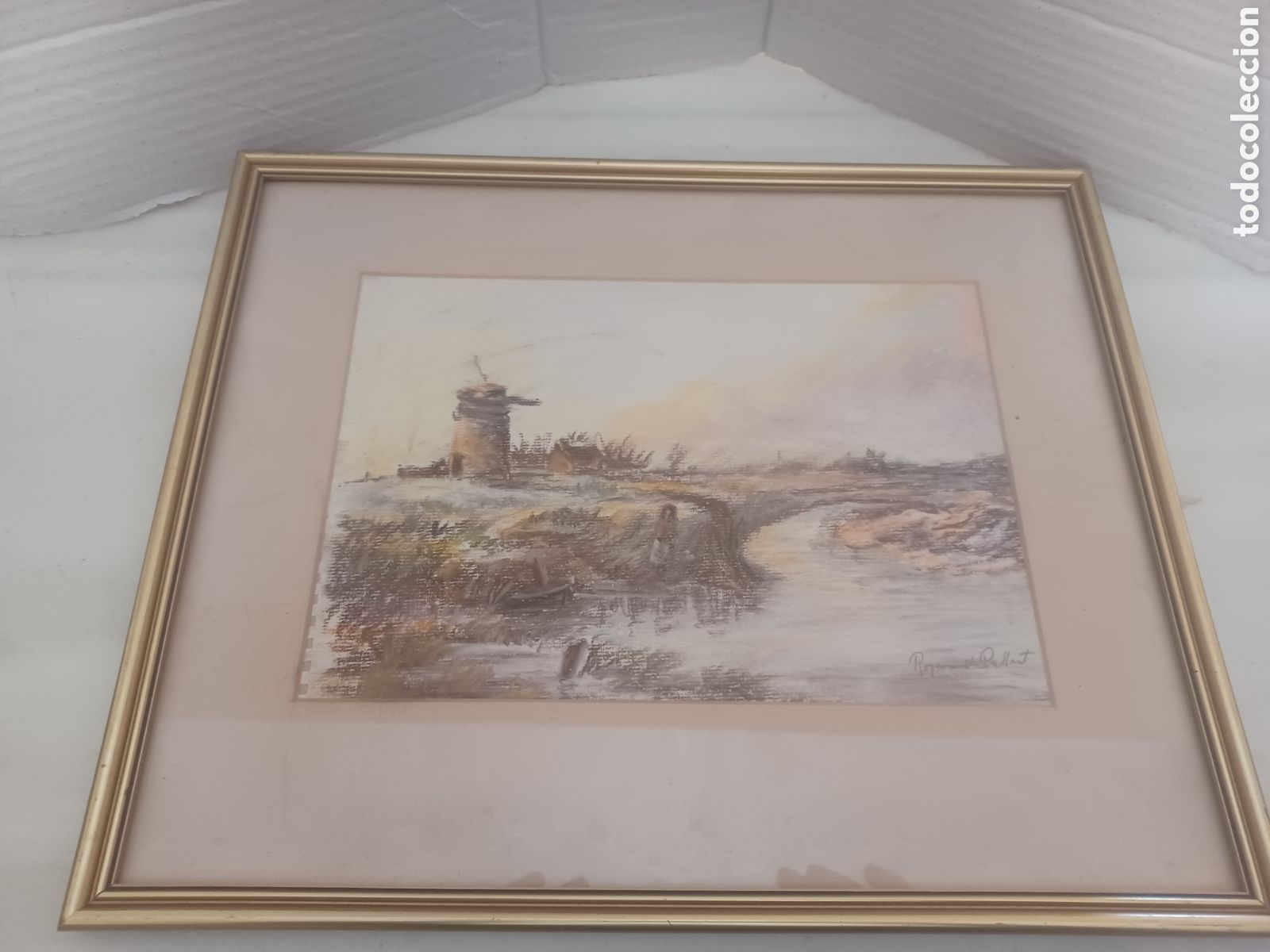 Arte: Cuadro molino Roger.V Pallut - Foto 1