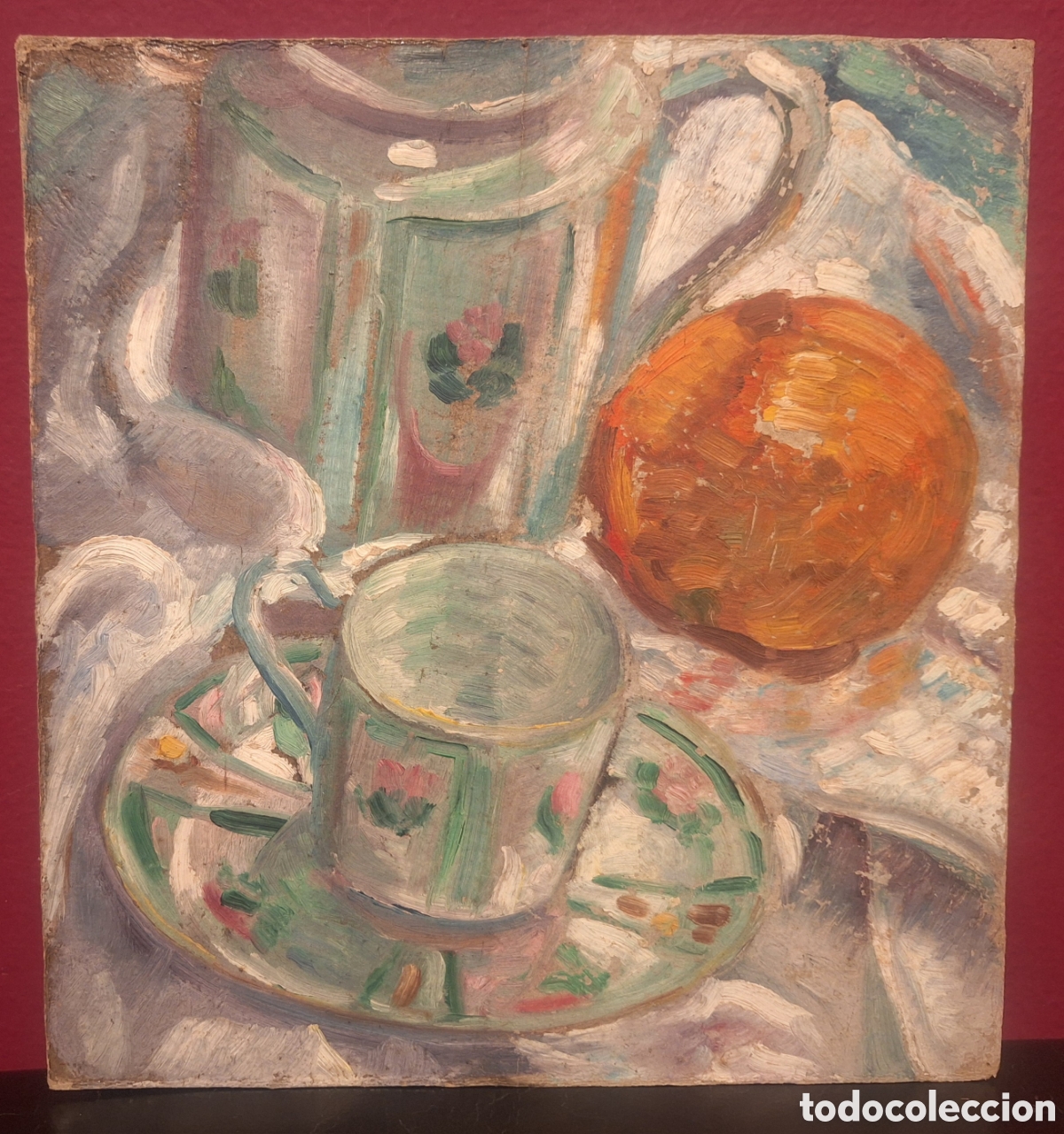 Arte: NATURALEZA MUERTA ATRIBU&Iacute;DA A MANOLO HUGU&Eacute; (1872-1945)