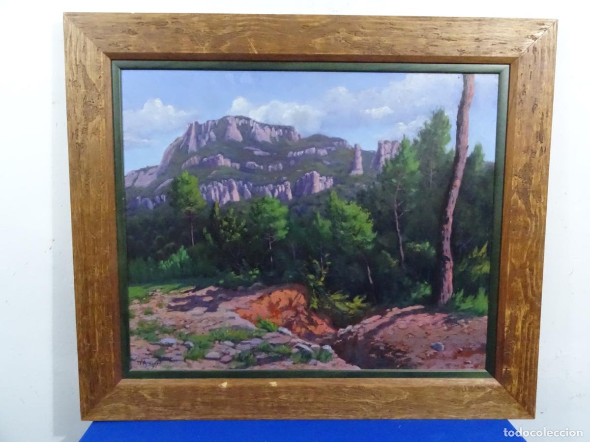 Art: &Oacute;LEO SOBRE TABLEX DEL PINTOR DE TERRASSA DOMINGO ARMENGOL, DOM&Egrave;NECH. LA MOLA.