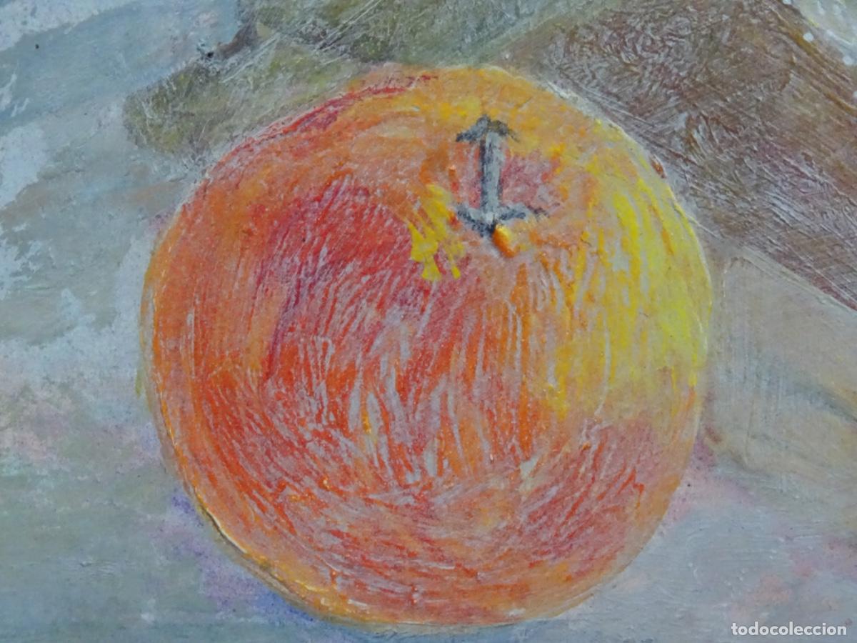 Arte: &Oacute;LEO SOBRE TABLEX ANONIMO. BODEGON. GRAN DETALLE. - Foto 13