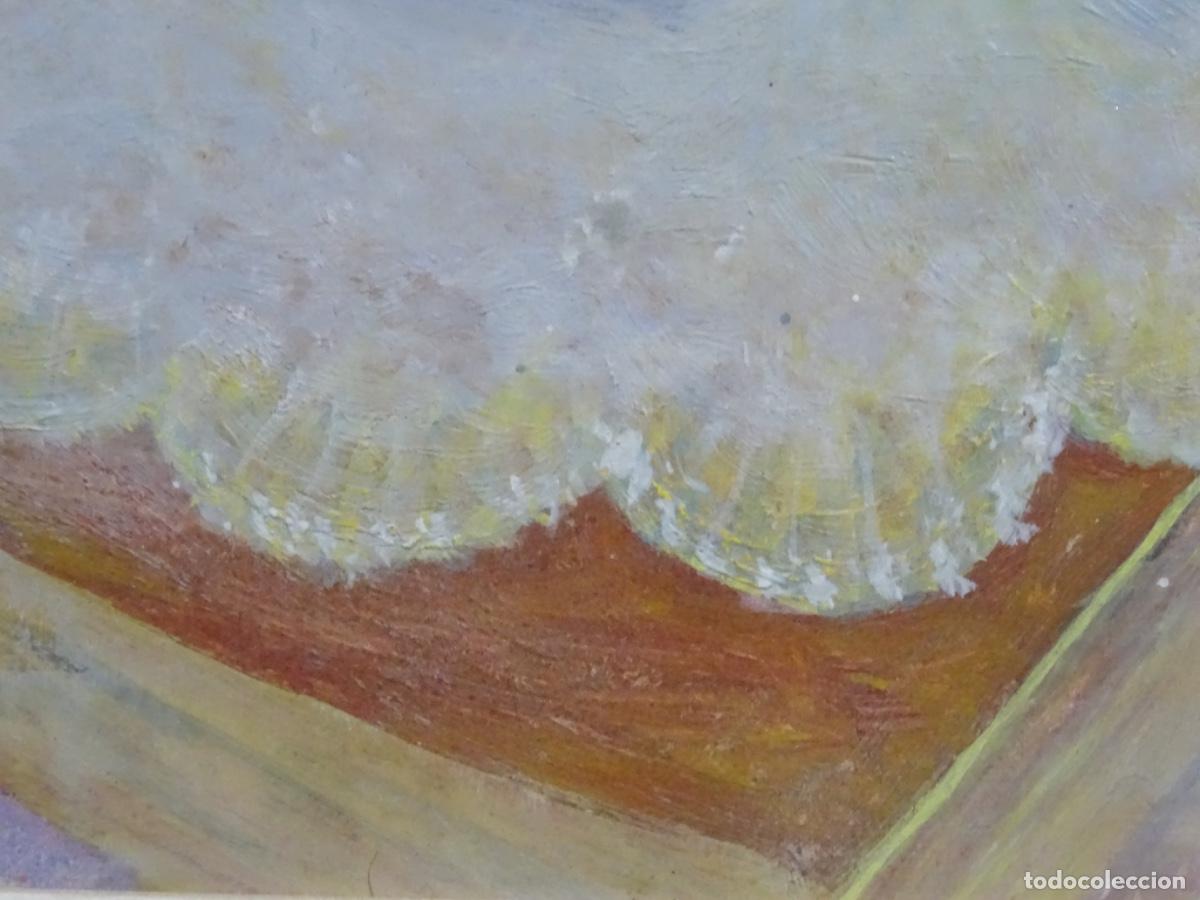 Arte: &Oacute;LEO SOBRE TABLEX ANONIMO. BODEGON. GRAN DETALLE. - Foto 14