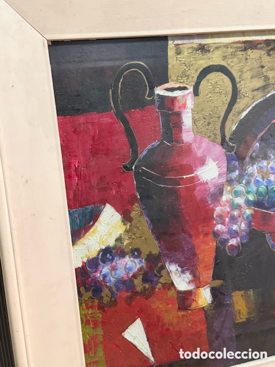 Arte: &Oacute;LEO DOBRE LIENZO FIRMADO BODEG&Oacute;N - Foto 2