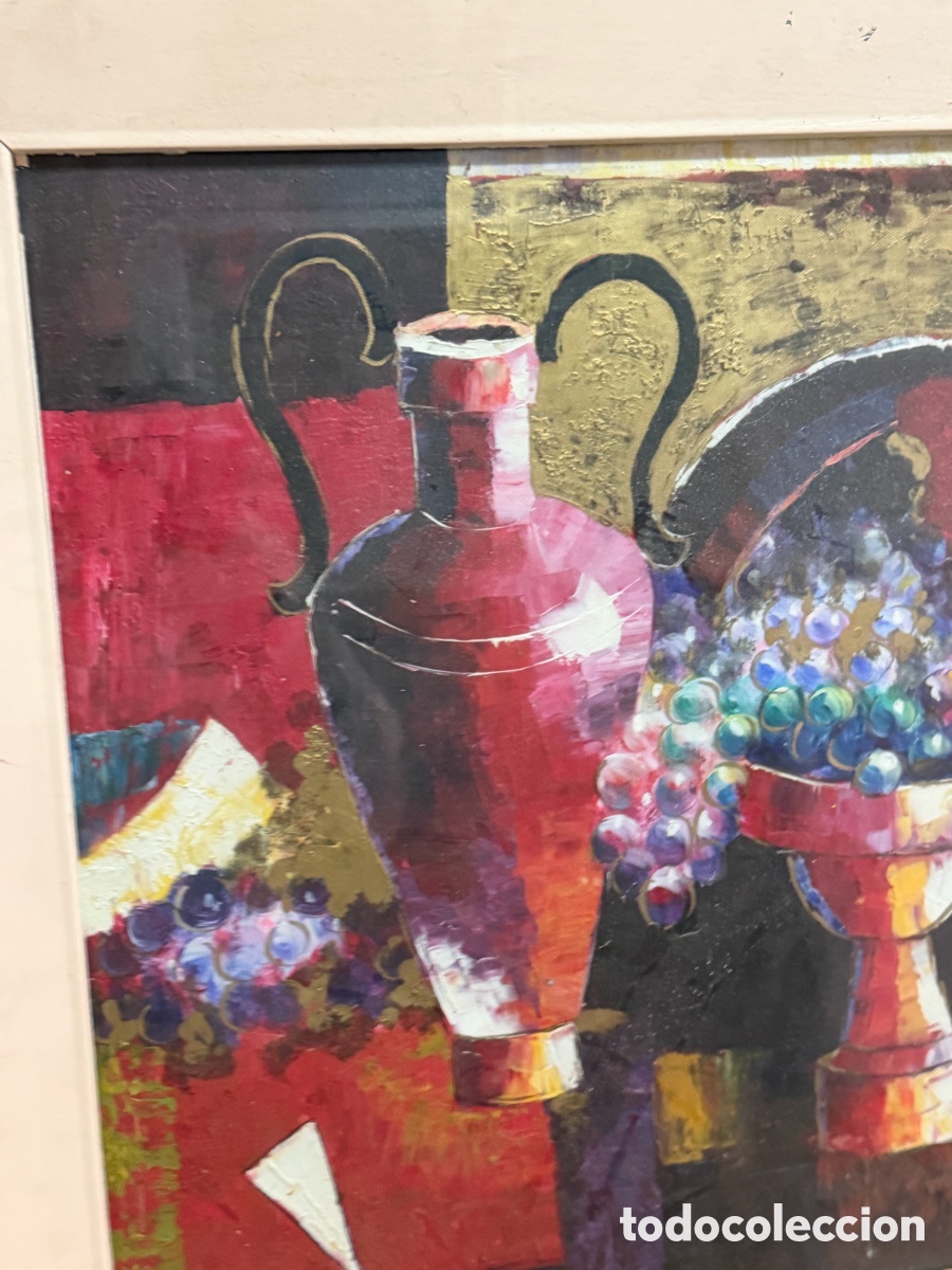 Arte: &Oacute;LEO DOBRE LIENZO FIRMADO BODEG&Oacute;N - Foto 3