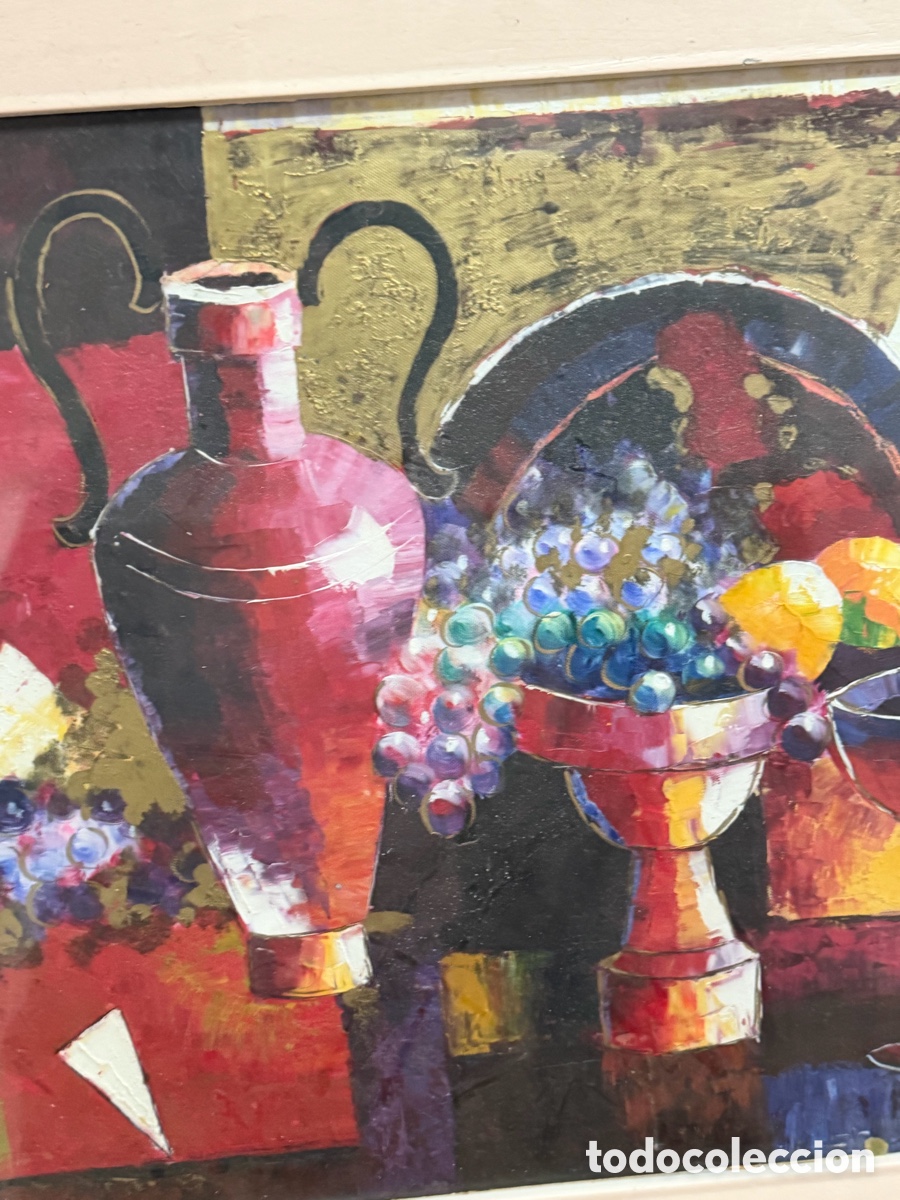 Arte: &Oacute;LEO DOBRE LIENZO FIRMADO BODEG&Oacute;N - Foto 4