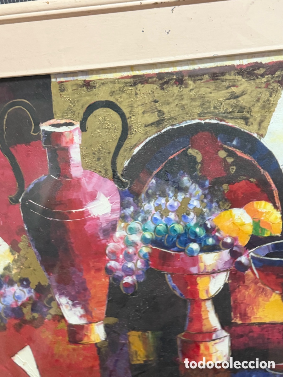 Arte: &Oacute;LEO DOBRE LIENZO FIRMADO BODEG&Oacute;N - Foto 5