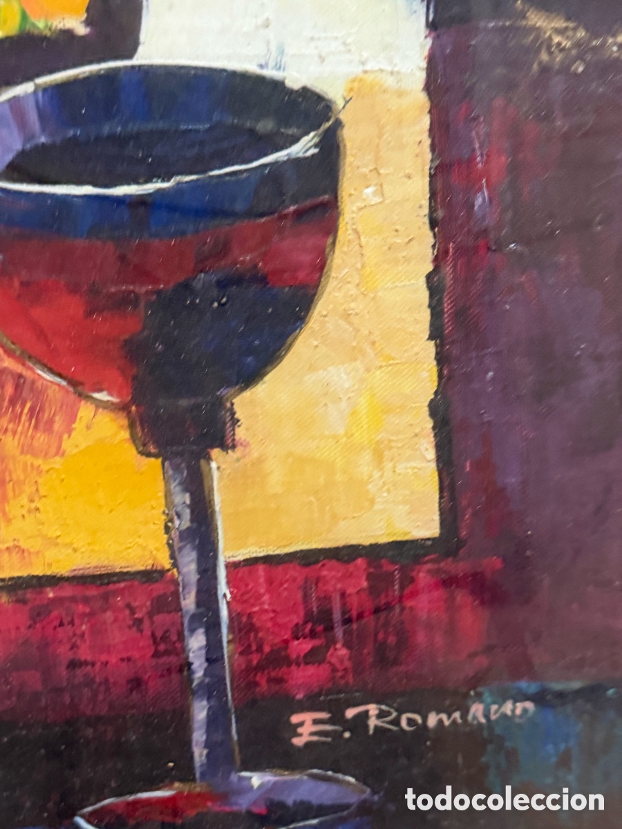 Arte: &Oacute;LEO DOBRE LIENZO FIRMADO BODEG&Oacute;N - Foto 8