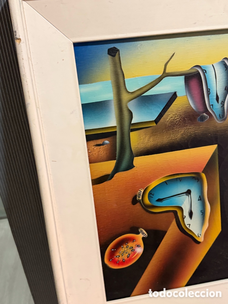 Arte: &Oacute;LEO SOBRE LIENZO ESTILO DAL&Iacute; - Foto 2
