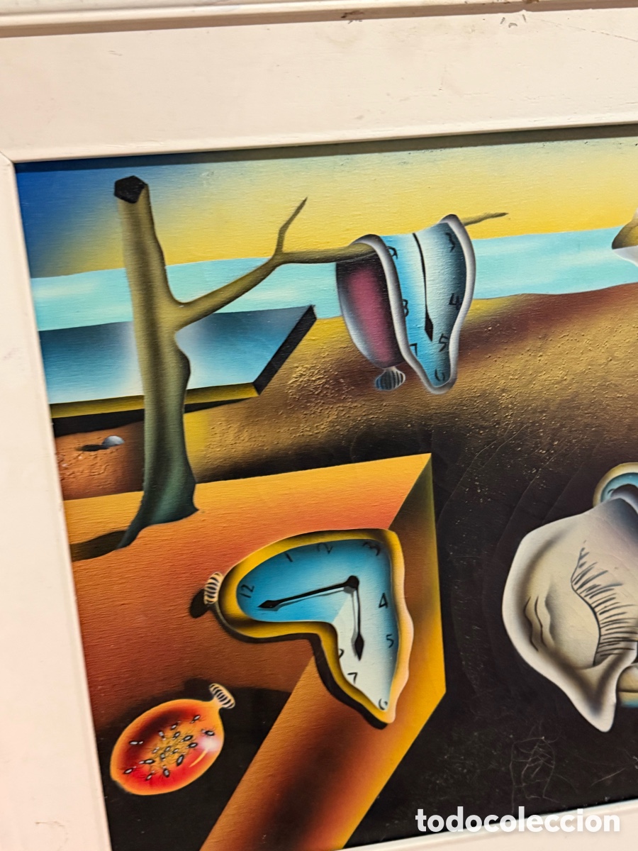 Arte: &Oacute;LEO SOBRE LIENZO ESTILO DAL&Iacute; - Foto 3