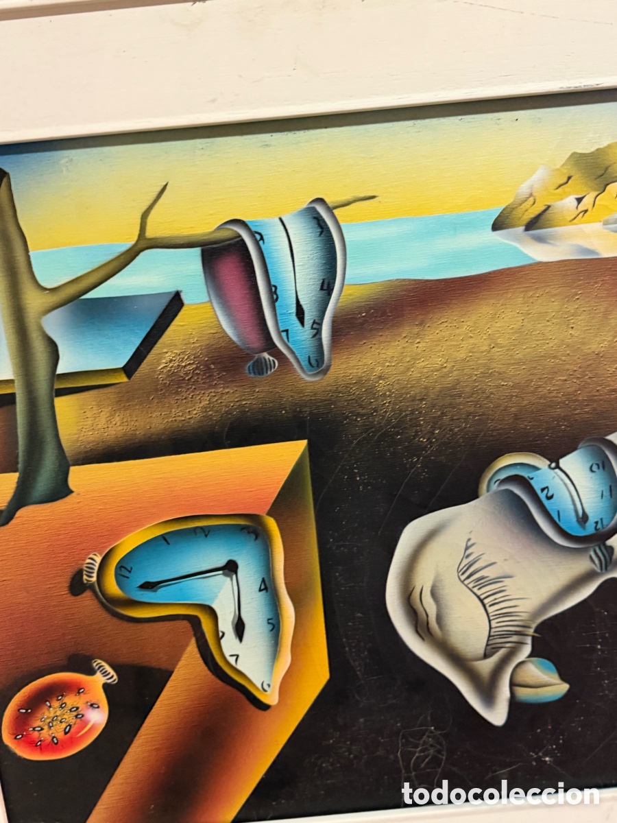 Arte: &Oacute;LEO SOBRE LIENZO ESTILO DAL&Iacute; - Foto 4