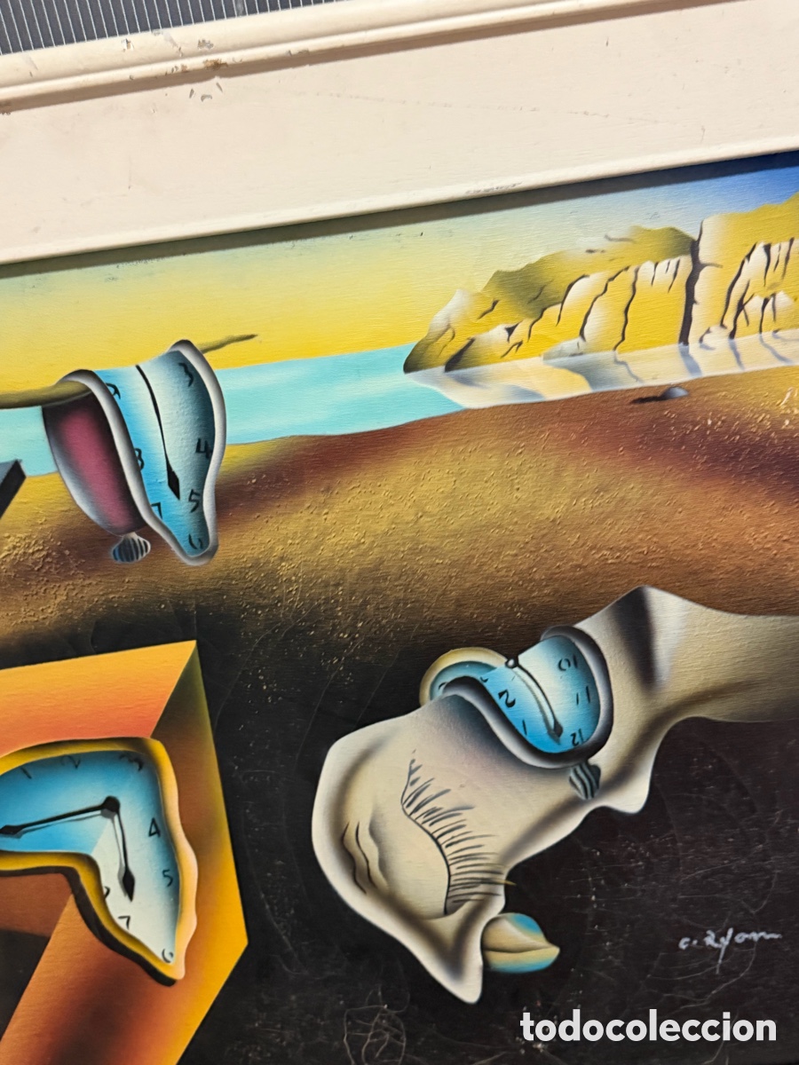 Arte: &Oacute;LEO SOBRE LIENZO ESTILO DAL&Iacute; - Foto 5