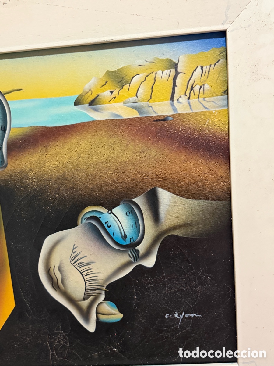 Arte: &Oacute;LEO SOBRE LIENZO ESTILO DAL&Iacute; - Foto 7